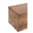 thumbnail image 6 of DecMode Wood Handmade Bench with Block Style Base, Brown, 6 of 13