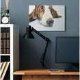 thumbnail image 2 of Stupell Industries Cute Dog Head Basset Hound Pet Animal Watercolor Painting Canvas Wall Art by George Dyachenko, 2 of 6