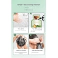 thumbnail image 4 of Tinte para cabello con burbujas de plantas naturales de 30 ml que nutre el cabello para cubrir las canas, es suave y no estimula, crema para teñir el cabello de uso propio, 10 paquetes de champú, marr, 4 of 4