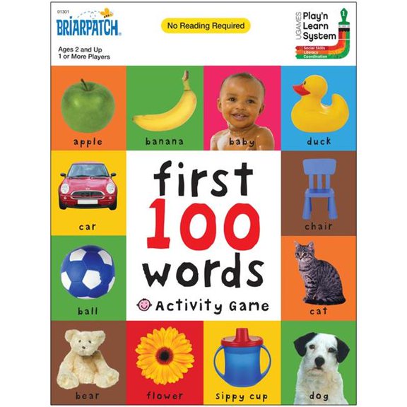 University Games First 100 Words Activity Game