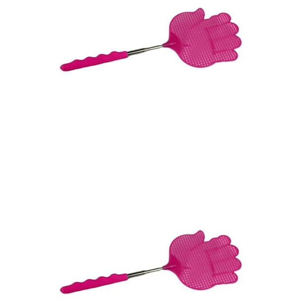 Matamoscas manual Yuarrent Flexible 2Conjunto Rosado