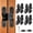 Black-4PCS, variant on Hidden Door Hinge Invisible Door Hinge, 180 Degree Concealed and Cabinet Hinges for Cabinet Doors and DIY Box Zinc Alloy Furniture and Table (A & Black & 4PCS,Door Thick(11/6"~1"))