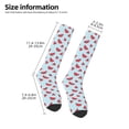 thumbnail image 5 of Balery Watermelon Printed Novelty Socks Men's Women's Crew Socks Sports Socks Knee High Socks Cotton Socks Quirky and Cool Socks, 5 of 9
