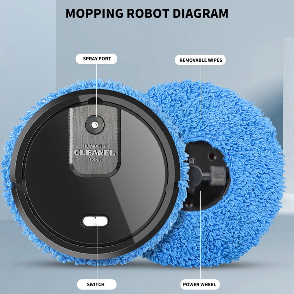 Smart Robot Vacuum Cleaner Sweeping Mopping Smart Mop Robot-A