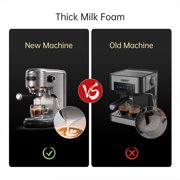 HiBREW H11 20Bar Espresso Machine - Powder/Pod Dual Use, Stainless Steel, Steam Wand
