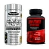 Clear Muscle (168 Capsules) & Raw Power (90 Capsules) - Superior Muscle Building Stack
