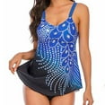 thumbnail image 2 of Holiday Deals! Borniu Swimsuit Clearance! Womens Swimsuits Sexy Bikini Split Two-piece Beach Swimsuit With Bra Swimsuit, 2 of 3