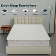 thumbnail image 4 of Continental Sleep, 2" Medium Firm Mattress Toppers with Breathable Cover CertiPUR-US, Twin, White, 4 of 7
