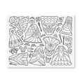 thumbnail image 2 of Melissa & Doug Color-Your-Own Sticker Pad – Dress-Up (280+ Stickers to Color, 18 Scenes to Fill), 2 of 2
