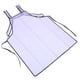 thumbnail image 3 of Capa de peluquería impermeable para uso en salón, bata de peluquero morada, delantal de peluquería resistente al tinte, 3 of 8