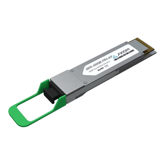 Axiom - QSFP-DD transceiver module - 400GbE - 400GBase-FR4 - LC single-mode - up to 1.2 miles - 1271-1331 nm