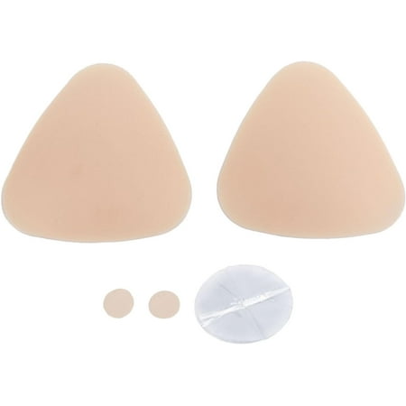 ZHAAGRJ Triangle Nipple Covers  Triangle Sticky Bra Pads Water Proof Thin Deep V Soft Reusable Adhesive Bra Inserts Pads 8cm CJA#19314