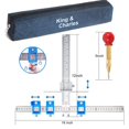 thumbnail image 2 of Plantilla King & Charles para herrajes para gabinetes con perforadora central automática, 2 of 6