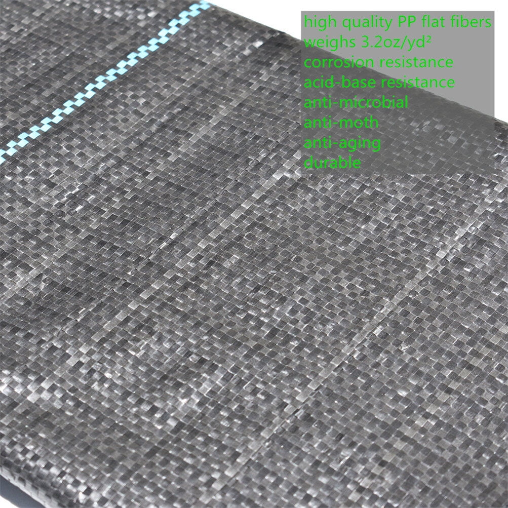 Weed Barrier Fabric Landscape Fabric Weed Control Fabric Ground Cover Weed Barrier Anti-grass Cloth 5 x 8FT Fit for Garden Landscape Weed Blocking Anti Grass