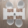 thumbnail image 4 of Ambesonne Southwestern Place Mats Set of 4, Grunge Native Tile, Standard Size, Redwood and Eggshell, 4 of 5