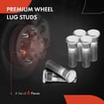 thumbnail image 3 of A-Premium M12-1.25 Wheel Studs Compatible with Nissan Altima Frontier Maxima Pathfinder Pickup Xterra 200SX Suzuki Equator Infiniti Datsun 6-PC Set, 3 of 6