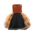 thumbnail image 3 of Toddler Girls Witch Outfit Tulle Dress Girl Outfit Halloween Outfits for Kids Children Girls Dress 12-18 Months, 3 of 9