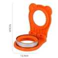 thumbnail image 4 of (Interior naranja) Bolsa para cámara impermeable y a prueba de golpes con compartimentos de 27 x 13,5 x 35 cm, mochila protectora para SL, 4 of 5