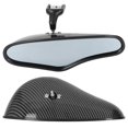 thumbnail image 1 of Car Interior Rearview Mirrors, Wide Screen Blue Tinted Glass Inner Mirror  For SUV Carbon Fiber Style, 1 of 8