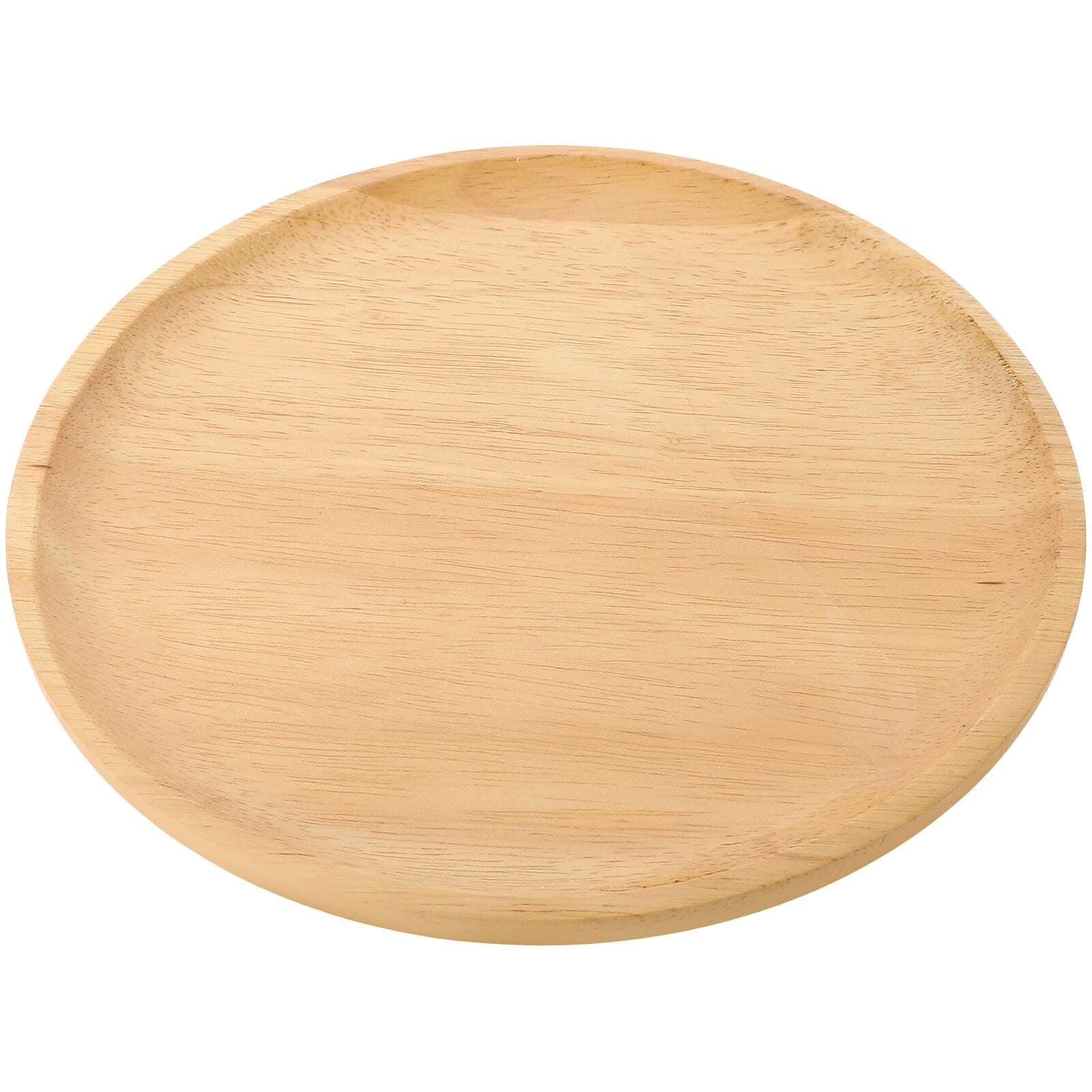 Wood Plate Wood Dinner Plate Round Charcuterie Board Dessert Wooden