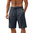 thumbnail image 2 of Hatoys Big & Tall Men's Mesh Athletic Shorts 10" Inseam Summer Workout Knee Length Short Pants Lightweight Breathable with Elastic Waist for Basketball, 2 of 8