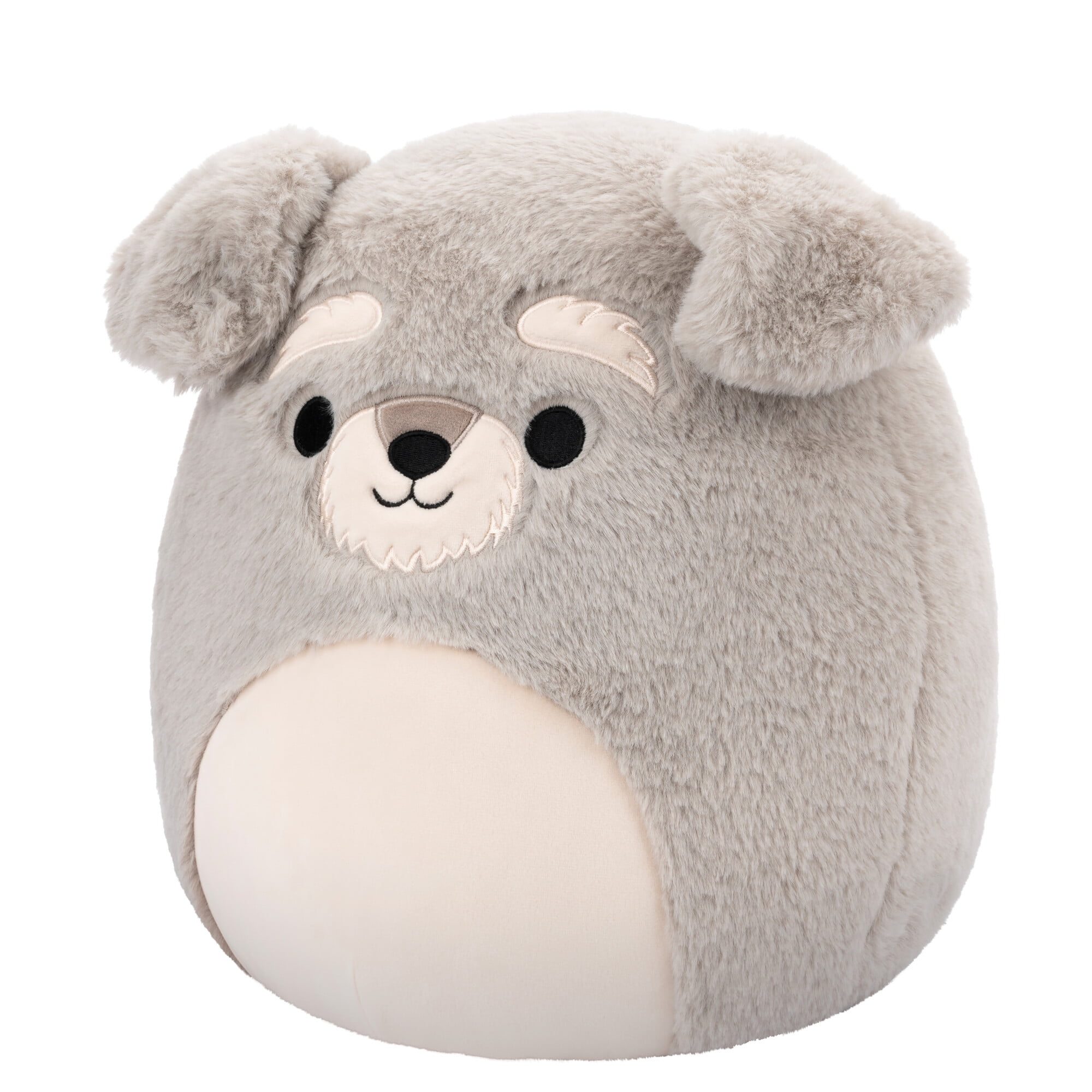 Squishmallows FuzzAMallow Official 12 inch Shaun the Grey Schnauzer - Child's Ultra Soft Plush Toy