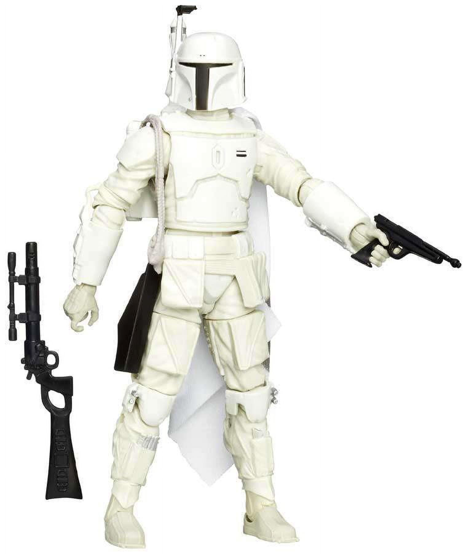 Star Wars Black Series Boba Fett Action Figure, Prototype Armor, White, 6 in