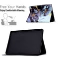 thumbnail image 2 of SaniMore Stand Case for for Kindle Paperwhite 5 (11th Generation) 2021, PU Leather Anti-scratch [Auto Wake/Sleep + Slot Holder + Anti-slip Strip + Flip Kickstand] - B-Peony Flower, 2 of 8