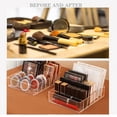 thumbnail image 5 of Organizador de Paletas de Sombras de Ojos - Organizador de Paletas de AcríLico de Maquillaje Dividido en 7 Secciones para Maquillaje de CosméTicos de Vanidad, 5 of 5