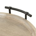 thumbnail image 3 of Kate and Laurel Bruillet Farmhouse Wood Round Lazy Susan Tray, 20 x 20, Natural, Wooden Countertop Organizer with Turning Lazy Susan for Kitchen Storage, Coffee Table, or Living Room Ottoman, 3 of 8