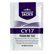Mangrove Jack's Wine Yeast - CY17 8g treats 23L Sweet White Blush Dessert