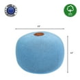 thumbnail image 4 of Natural Ottoman Poufs, Cotton Round Knitted Floor Pouf, 4 of 6