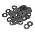 thumbnail image 3 of Uxcell 30mm O.D. 1.5mm Thick Nylon Flat Washers for 12mm ID Screw Bolt, 50 Count, 3 of 5