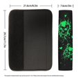thumbnail image 6 of Chririnla Car Seat Belt Pads Comfortable Polyester, Compatible with, Suitable for Sedan, Green Skull Heart, 6 of 7