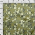 thumbnail image 3 of oneOone Tissu en Coton Vert Olive à Motif de Feuilles Abstraites pour Robe, Tissu Imprimé au Mètre, Largeur de 42 Pouces, 3 of 4