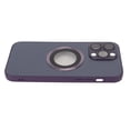 thumbnail image 3 of Dustproof Scratch Proof Magnetic Phone Case Frosted Glass Phone Protective Cover for IPhone14 Pro Max Purple, 3 of 16