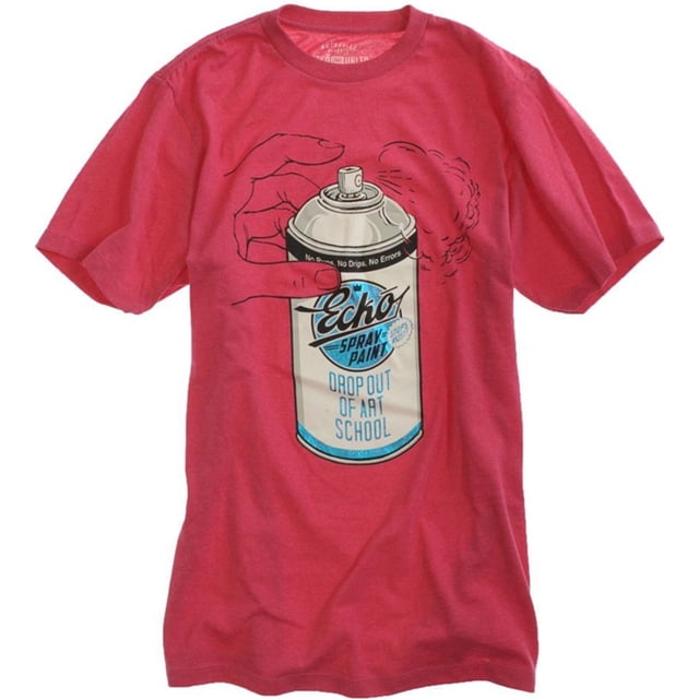 Ecko Unltd. Camiseta gráfica Dropout para hombre, rosa, pequeña