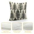 thumbnail image 4 of Nawypu Christmas Tree Pillow Covers Black Xmas Rustic Style Winter Print Decorative Outdoor Pillowcases Farmhouse Vintage Holiday Decorations Throw Cushion Case Decor for Couch Sofa Bed, 4 of 5