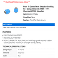 thumbnail image 2 of Front To Control Arm Sway Bar Bushing Kit - Compatible with 1989 - 1991 Chevy V2500 Suburban 1990, 2 of 2