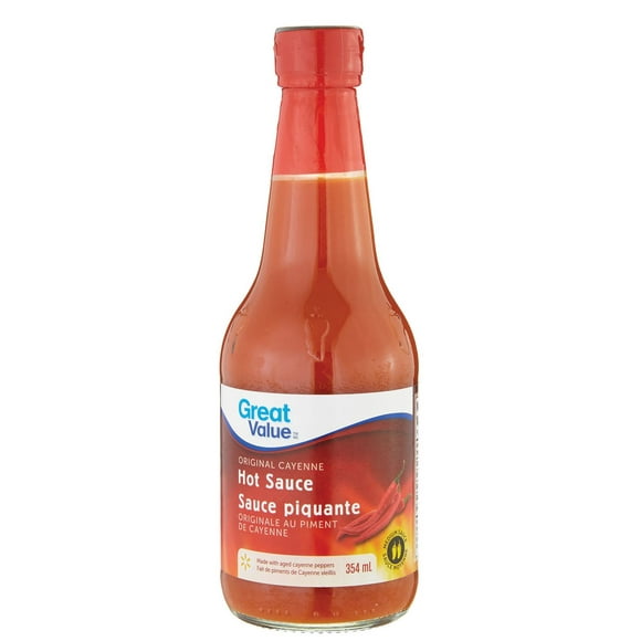 Sauce piquante Great Value originale aux piments de Cayenne 354 ml