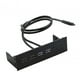 thumbnail image 3 of Concentrador de panel frontal USB de 5,25 pulgadas Concentradores USB Panel frontal de PC Multifunción Alta velocidad 2 Puertos USB 3.0, 3 of 8