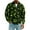 Green, variant on Men's Mardi Gras Shirt 1/4 Zip Plus Size Mask Printed Sweatshirts Stand-Up Collar Long Sleeve Top Novelty Carnival Outfits,Dark Purple 5XL