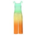 thumbnail image 5 of BangWanChi Womens Jumpsuits Overalls Wide Leg Casual Women Ladies Bee FestivalPrinted Summer Sleeveless Backless Loose Long Playsuits Rompers Jumpsuit, 5 of 5