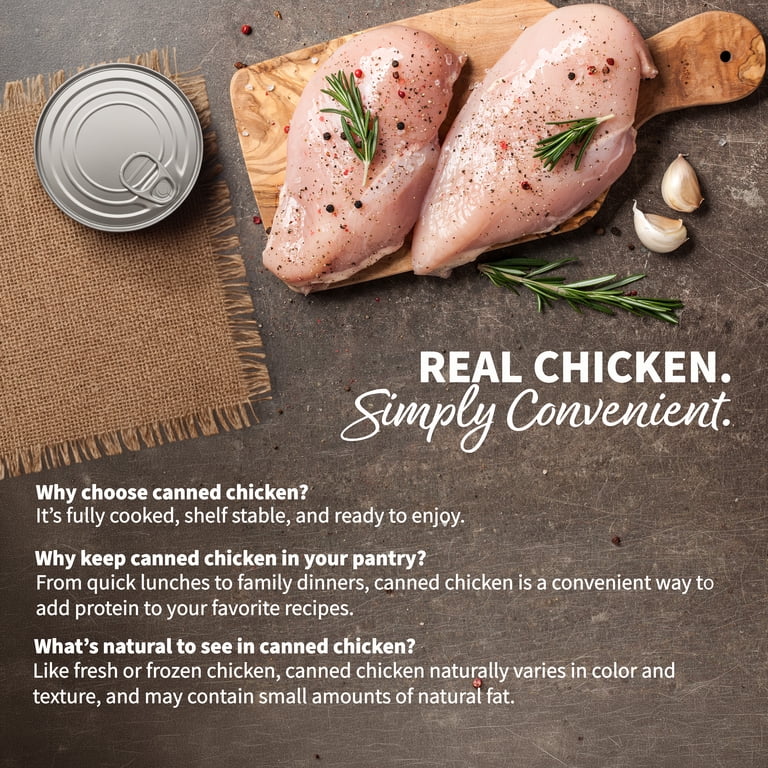 3 pack) Great Value Premium Applewood Smoked White Chicken Pouch