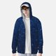 thumbnail image 2 of Balery Sparkling Blue Glitter Sudadera ligera de manga larga con capucha y protección solar UPF 50+ para hombre y mujer, ideal para pesca y running-Large, 2 of 7