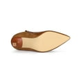 thumbnail image 5 of BLISSFUL STEP Women's Pointed Toe Side Zip Stiletto Heel Ankle Boot, 5 of 6