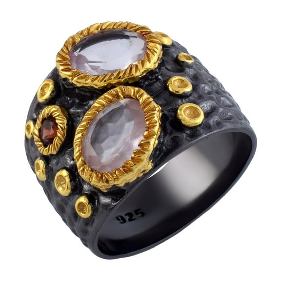 Rose Quartz Gemstone Ring