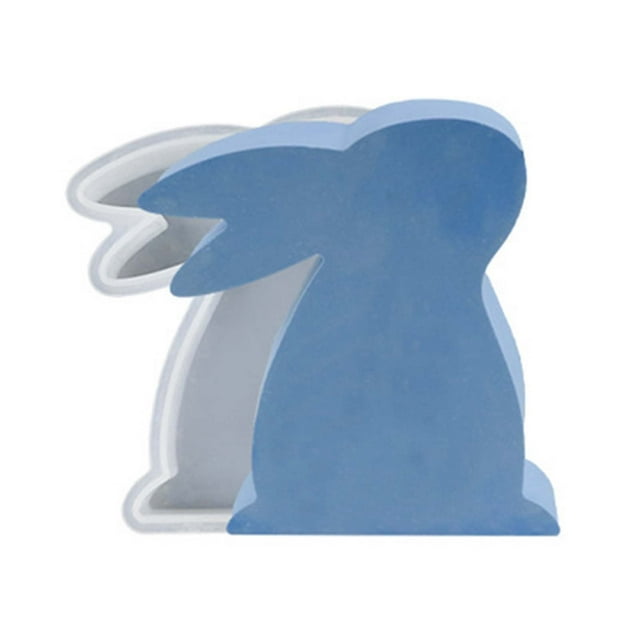 Dsscvnef DIY Resin 3D Easter Bunny Silicone for Candle Making Craft Decorations Jewelry