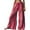 Hot Pink, variant on yunLCZ Women's Wide Leg Pants Holiday Style Retro Linen Floral Ethnic Print Casual Pants For Women – Comfortable Relaxed Fit Perfect For Summer Beach And Vacation Wear Business Work Casual Pants