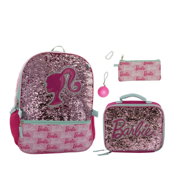 Set de mochilas AI ACCESSORY INNOVATIONS Barbie de 4 piezas para niñas